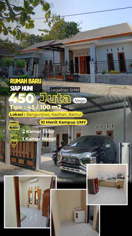 dijual villa 5 menit kampus umy