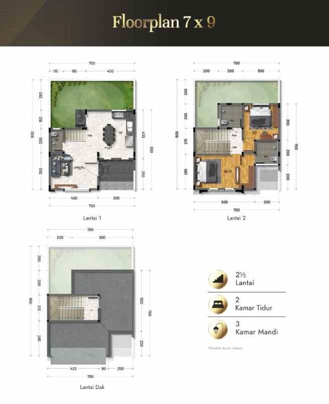 dijual villa jalan sukmawati ar hakim