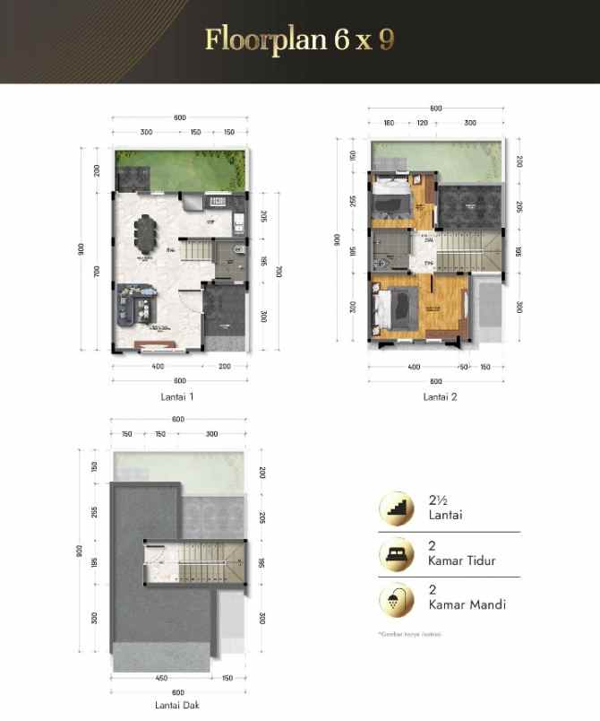 dijual villa jalan sukmawati ar hakim