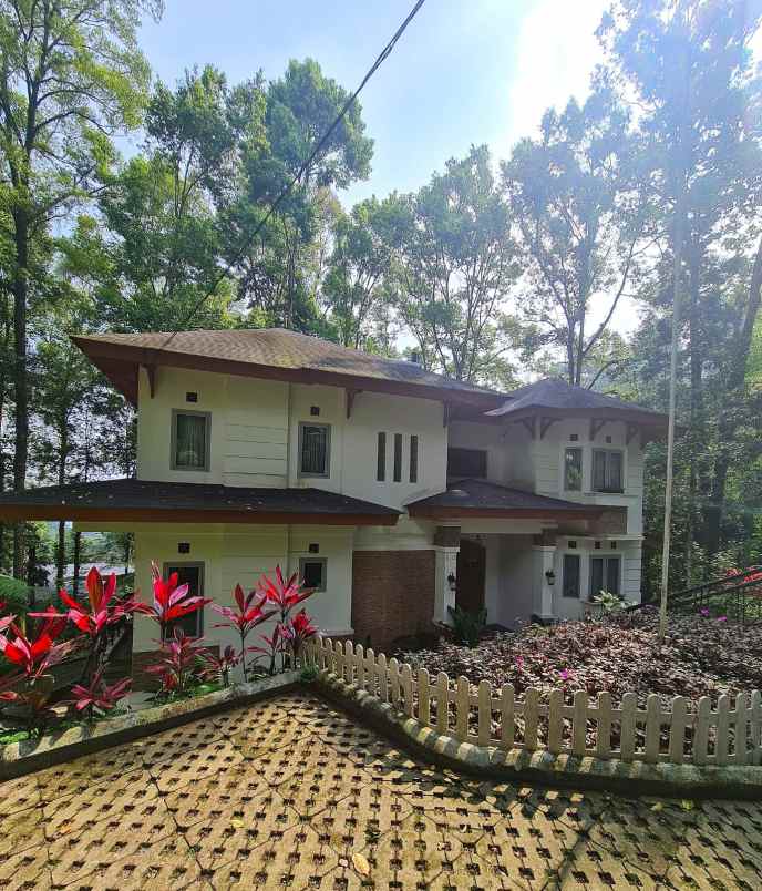 dijual villa jl mega mendung puncak