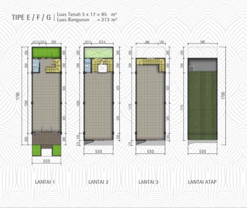 disewa ruko terrace 9 suvarna sutera cikupa tangerang