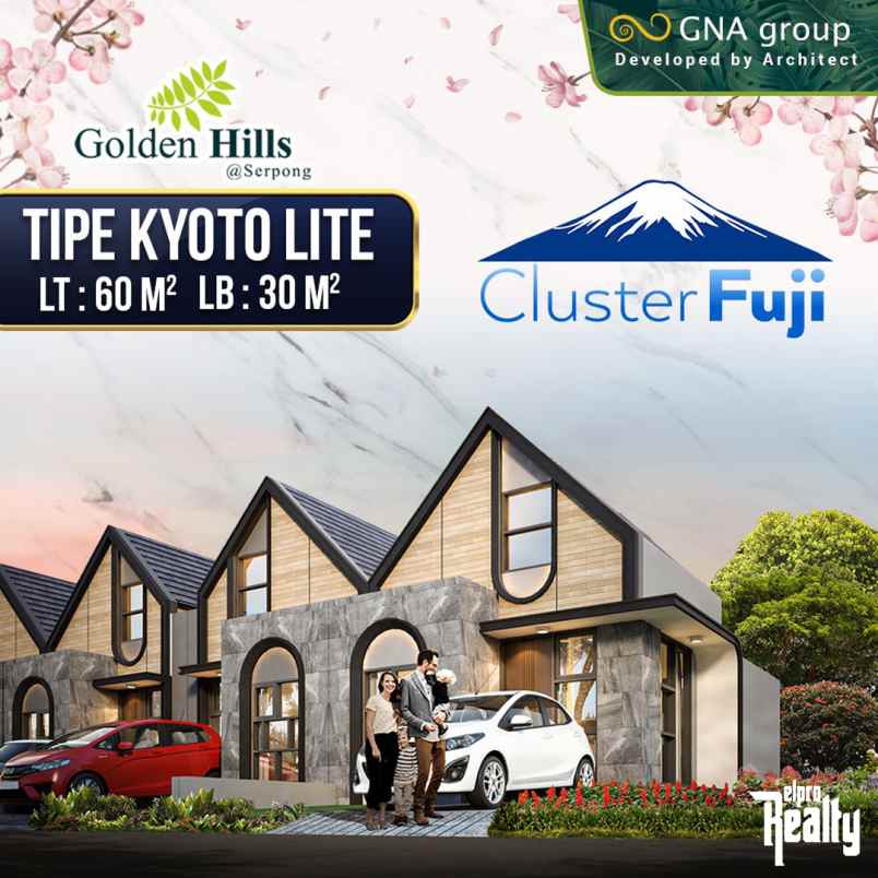 golden hills serpong cluster fuji view pegunungan