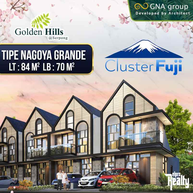 golden hills serpong cluster fuji view pegunungan