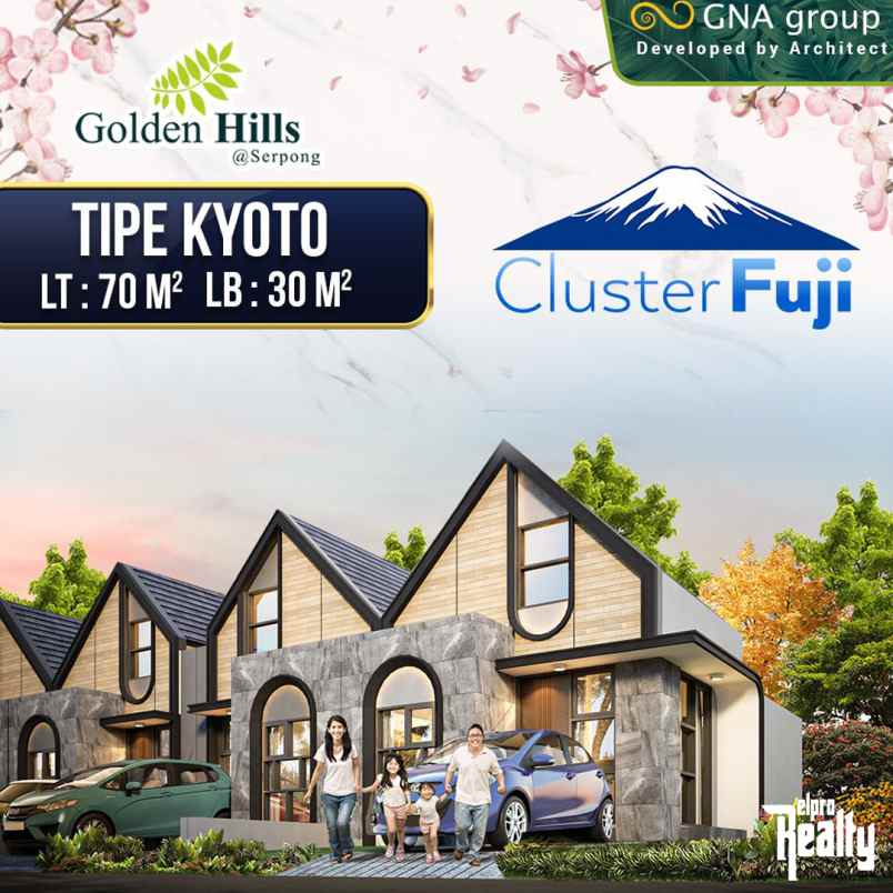 golden hills serpong cluster fuji view pegunungan