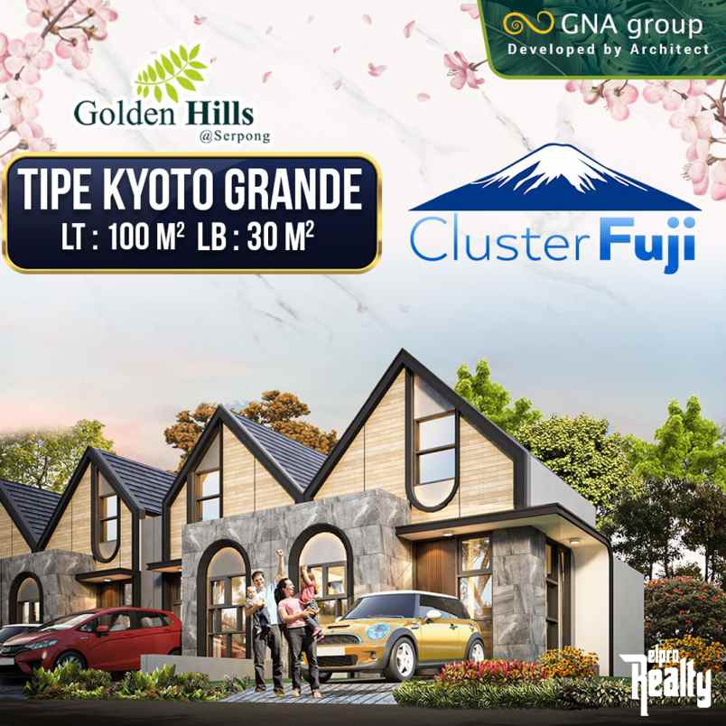 golden hills serpong cluster fuji view pegunungan