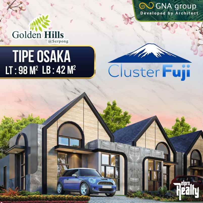 golden hills serpong cluster fuji view pegunungan