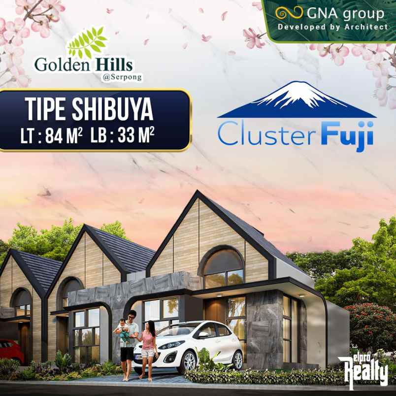 golden hills serpong cluster fuji view pegunungan