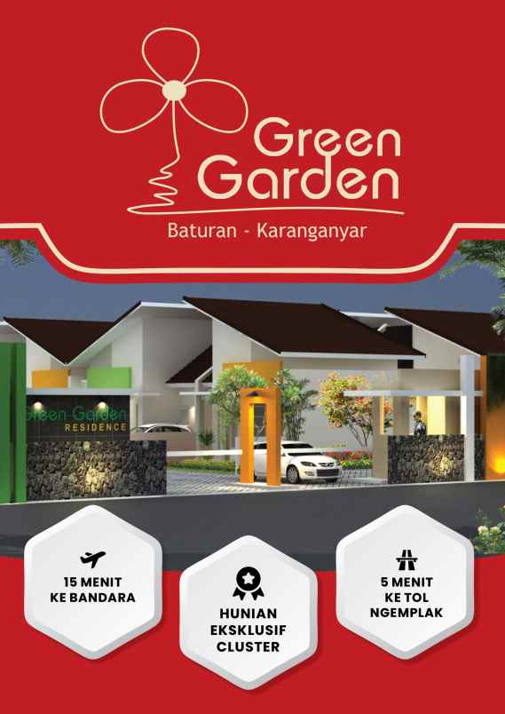 green garden residence baturan dekat dengan manahan