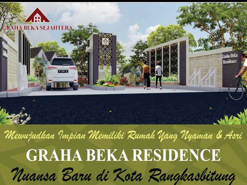 hanya 2 juta miliki rumah di graha beka residence