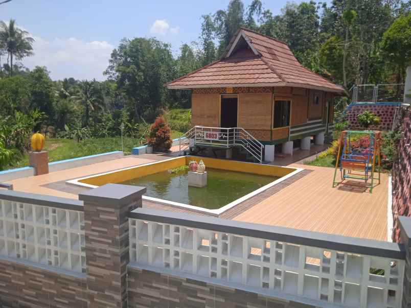 jual 3 unit villa kolam budidaya ikan kolam renang