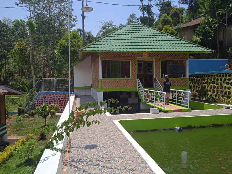 jual 3 unit villa kolam budidaya ikan kolam renang