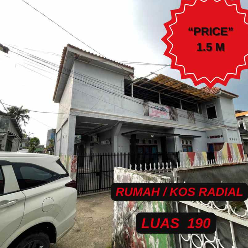 jual kos rumah tengah kota