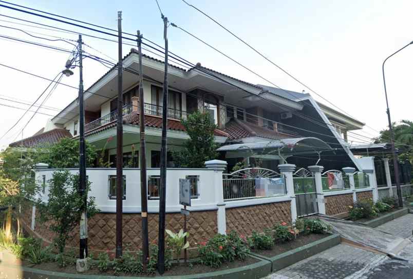 jual rumah mewah hook di manyar kertaadi kota surabaya