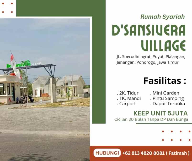 jual rumah syariah terlaris minimalis ponorogo