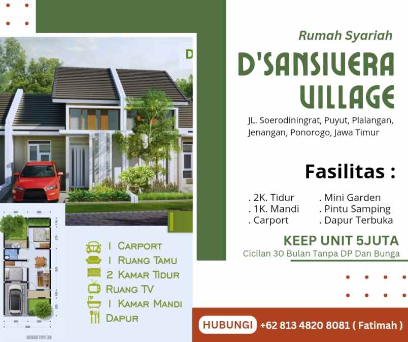 jual rumah syariah terlaris minimalis ponorogo