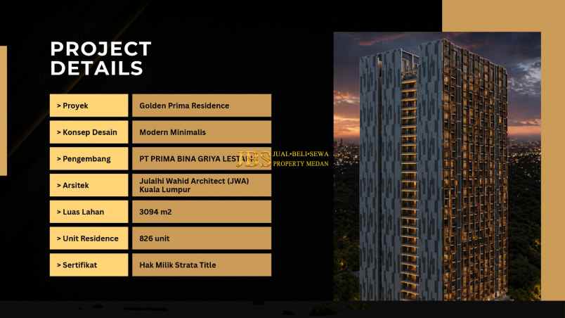 launching soon apartemen golden prima residence medan