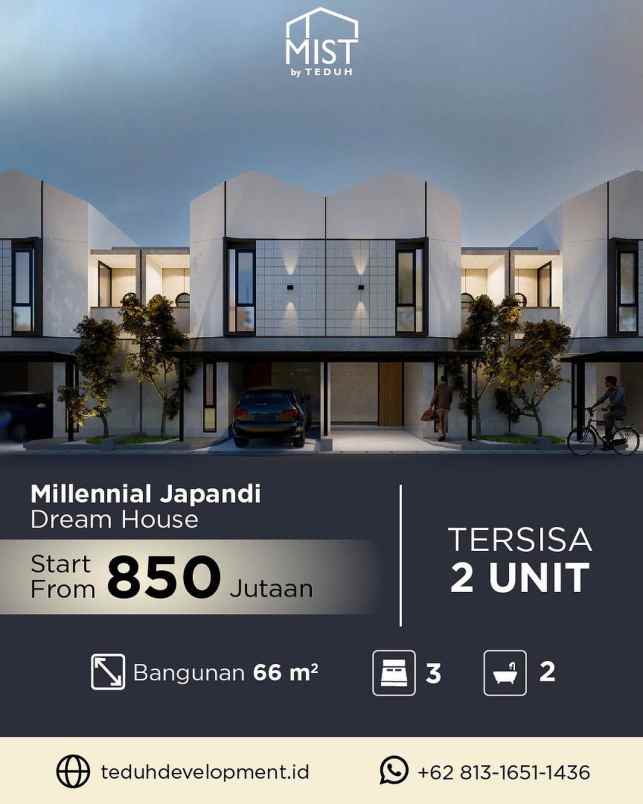 milenial japandi dream house bekasi