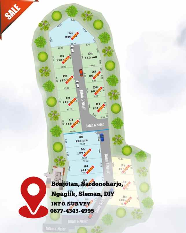 promo tanah kavling samping fakultas hukum uii