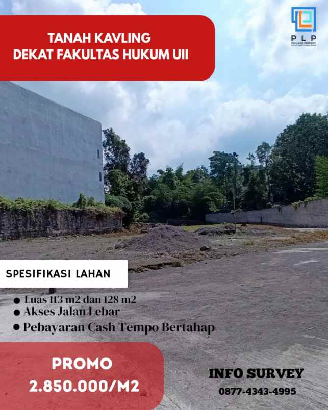 promo tanah kavling samping fakultas hukum uii