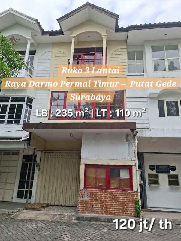 ruko 3 lantai lokasi strategis surabaya barat