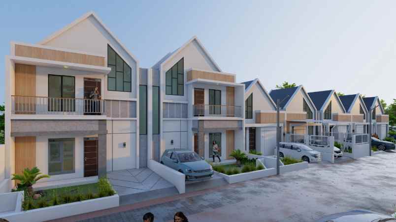 rumah 2 lantai dekat wisata mendunia cuma 600 jutaan