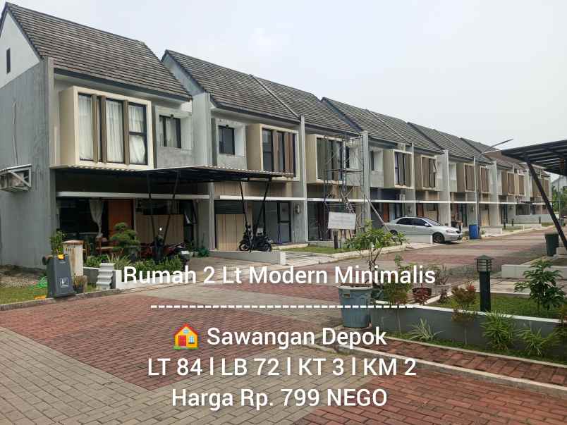 rumah 2 lt sawangan depok termurah