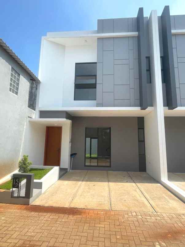 rumah baru bsd siap huni dp 0 free biaya kpr ppn shm