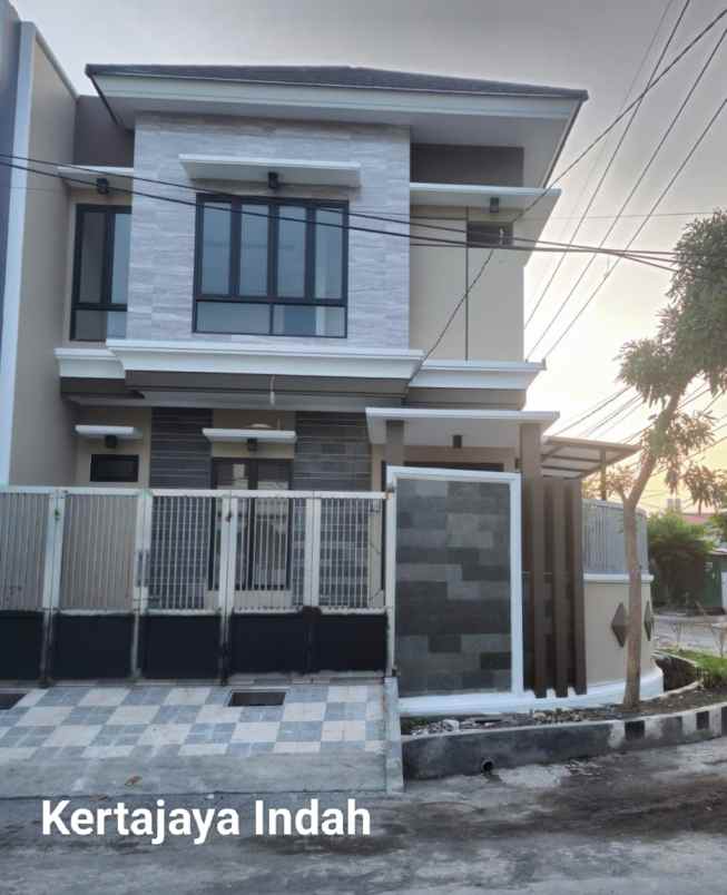 rumah baru hook minimalis di kertajaya indah 2m an