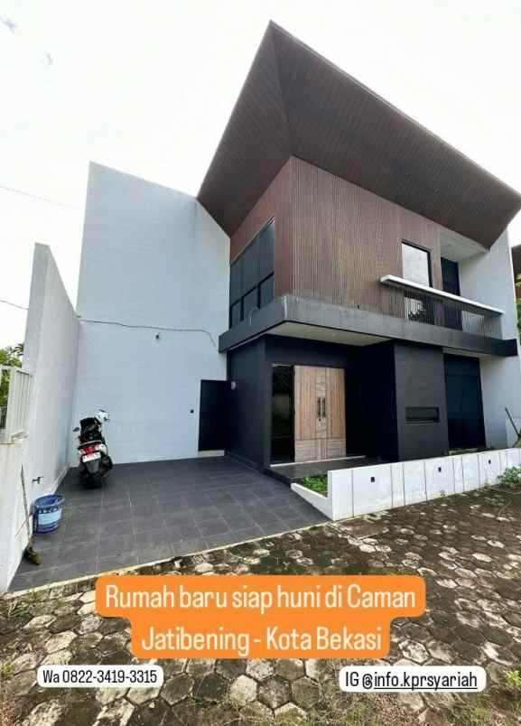 rumah baru siap huni di caman jatibening kota bekasi