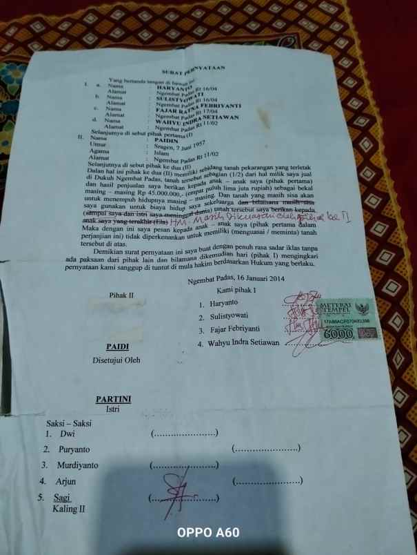 rumah bonus toko dijual cepat gemolong sragen jateng