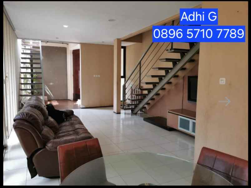 rumah cigadung semi furnished siap huni