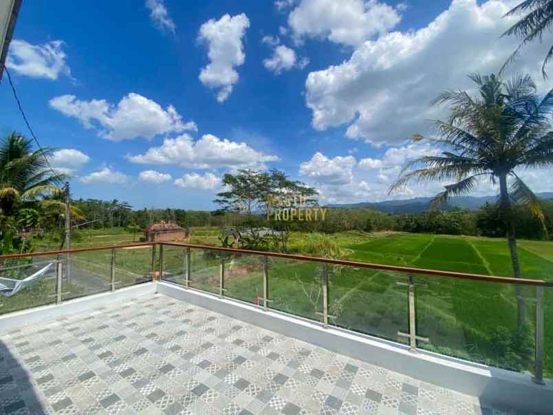 rumah dengan view cantik di sumberarum godean