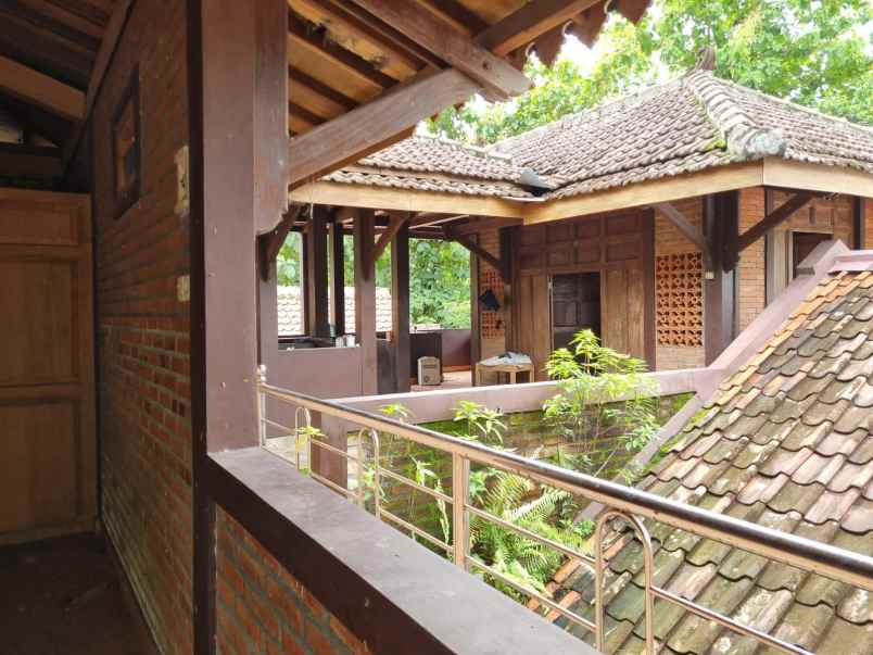 rumah etnik siap pakai dengan tanah super luas