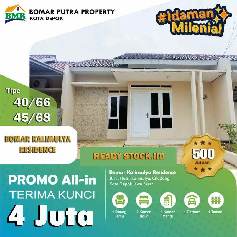 rumah jl h husin kalimulya