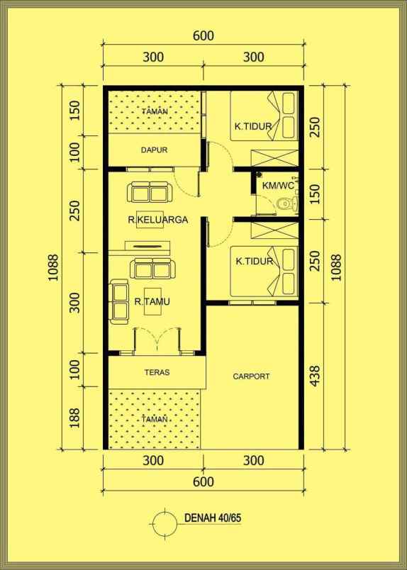 rumah lux baru 1 lantai dekat alun depok