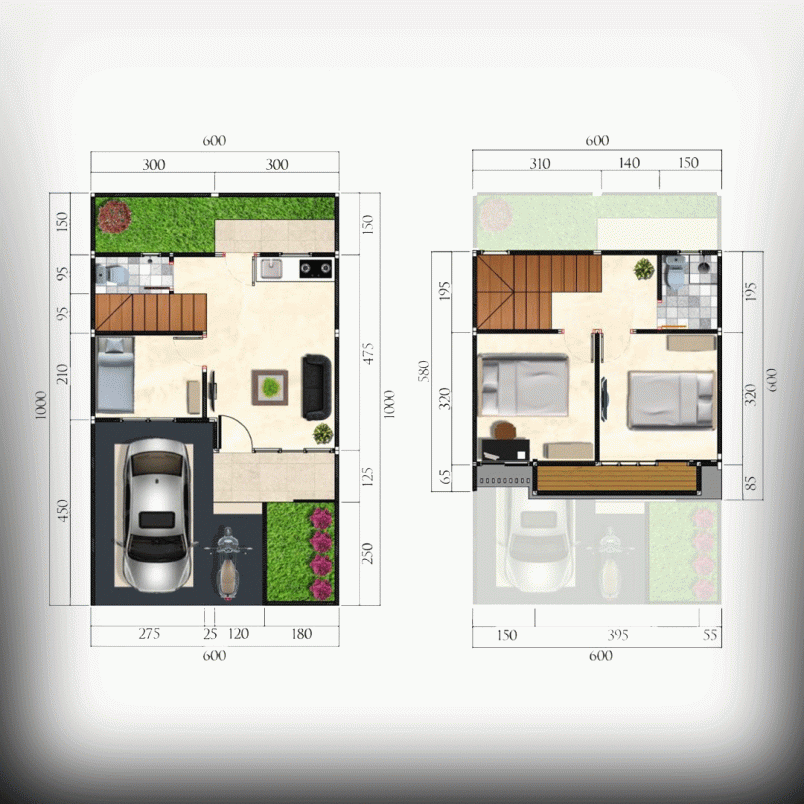 rumah mewah 2 lantai di pamulang