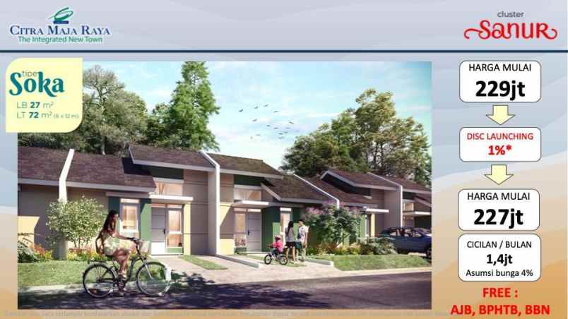 rumah murah citra maja raya