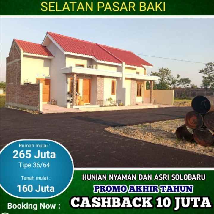 rumah murah di menuran baki barat solobaru