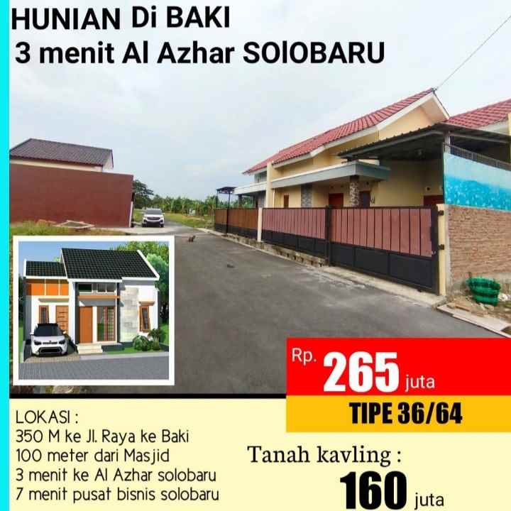 rumah murah di menuran baki barat solobaru