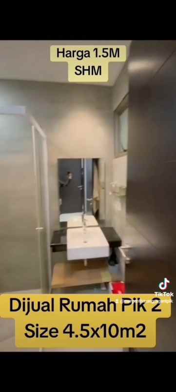 rumah pik2 shm furnished nempel
