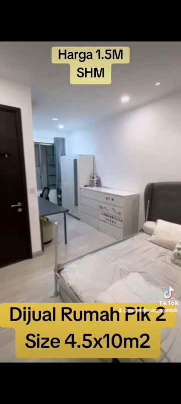 rumah pik2 shm furnished nempel