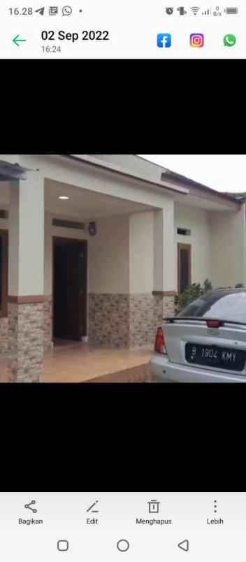 rumah second dalam kavling di tamansari bogor