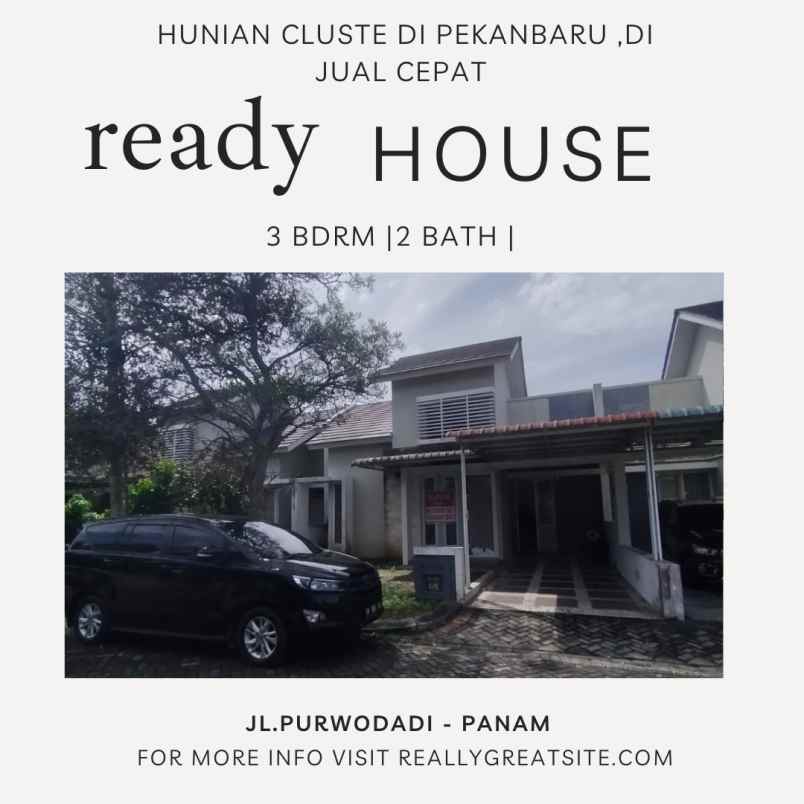 rumah second dijual cepat di jl purwodadi cluster