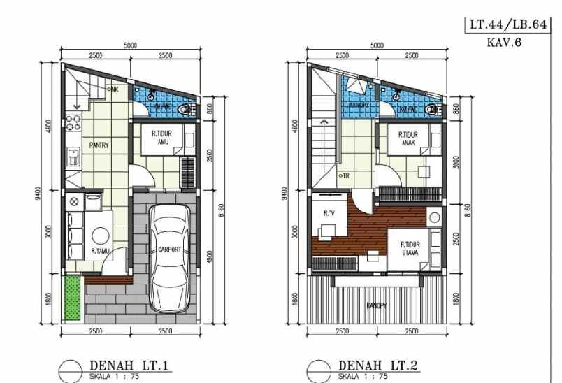 rumah skandinavian murah di lubang buaya jakarta timur