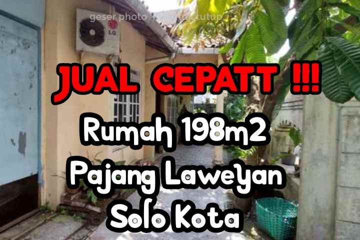 rumah solo kota 198m2 dekat solosquare 900jt