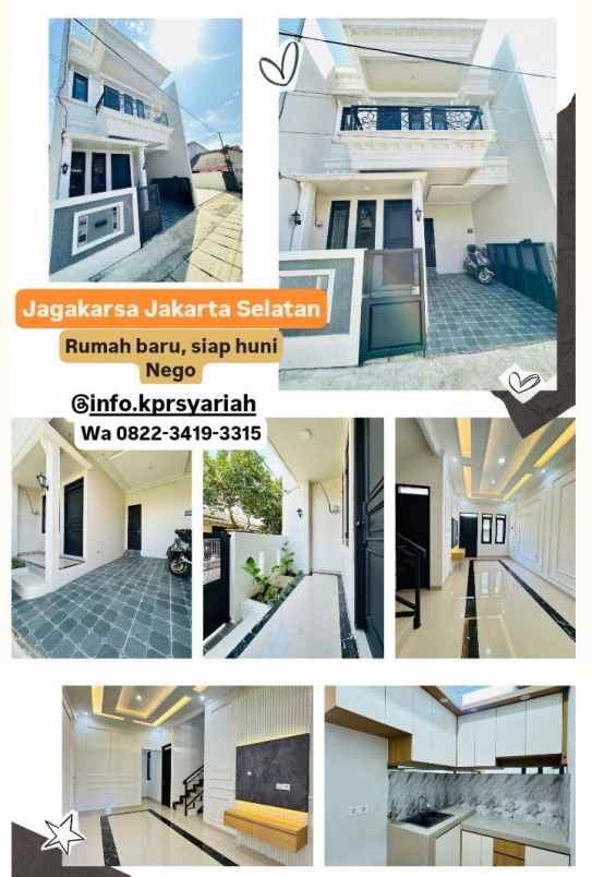 rumah strategis di jagakarsa jakarta selatan siap huni