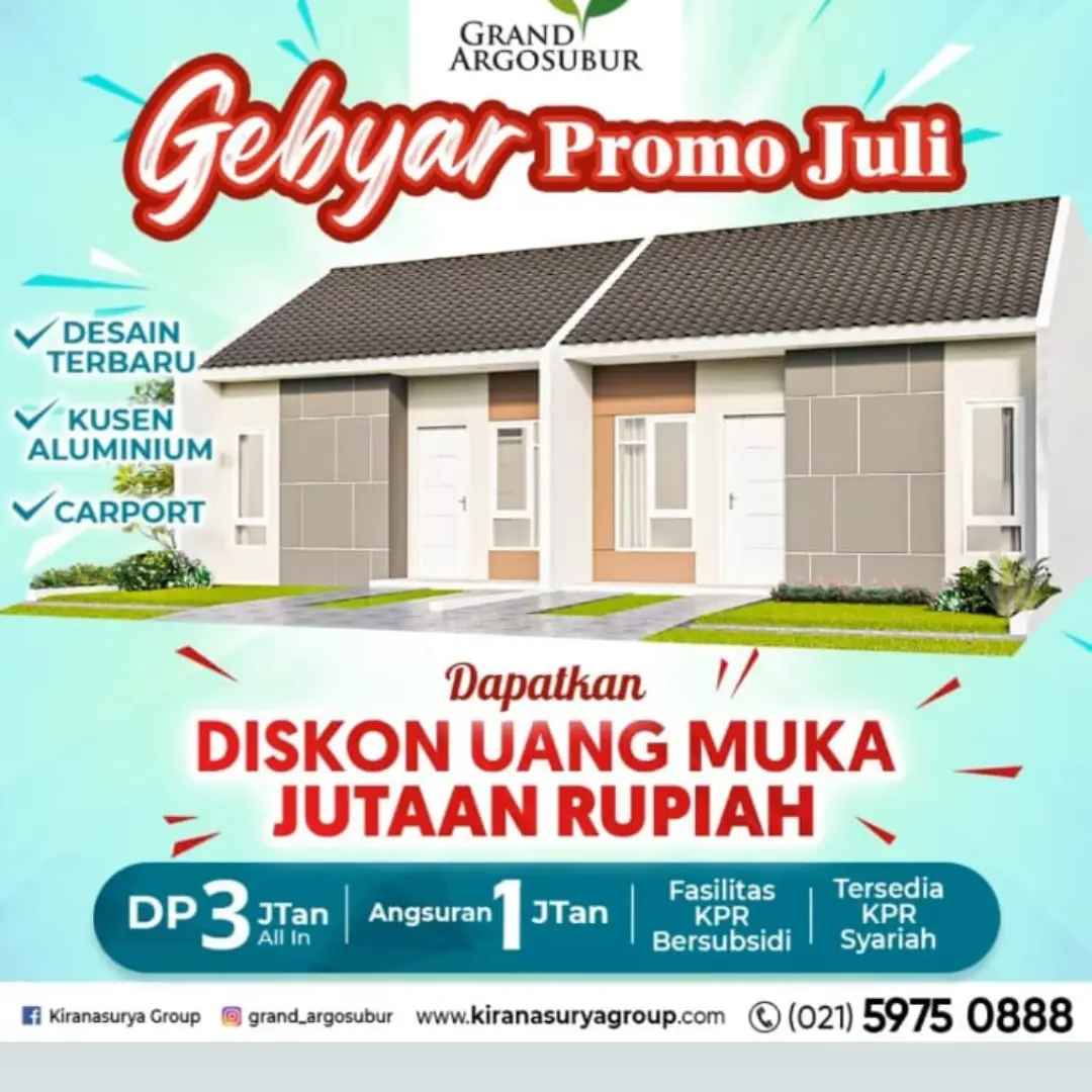 rumah subsidi dp murah