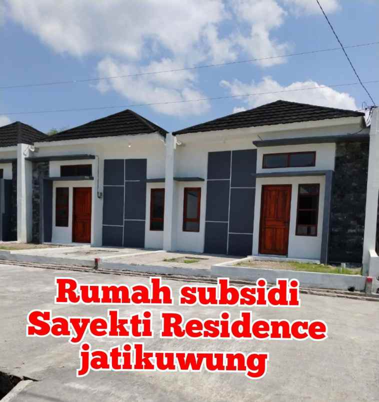rumah subsidi milenial dekat mojosongo solo