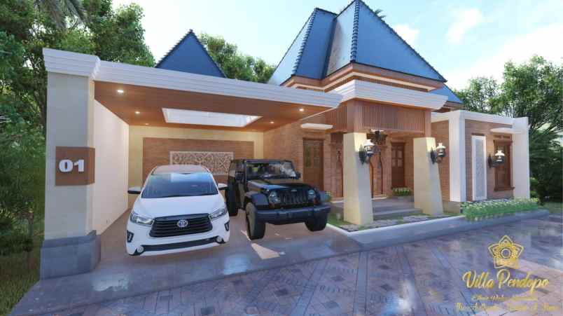 rumah villa mewah harga murah di borobudur