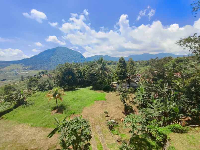 tanah dijual dengn view menghadap gunung pancar